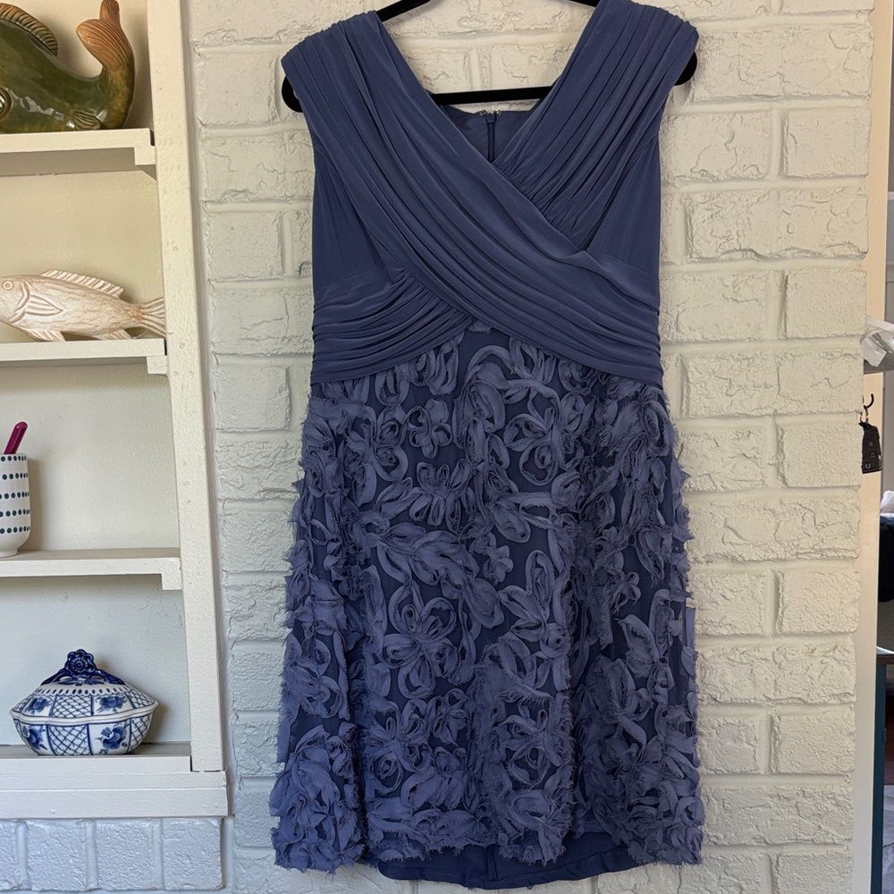 Patra Evening Cocktail Dress Perriwinkle Size 16 Dress